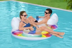 BESTWAY materac do pływania podwójne koło nad wodę na basen plażę 43648