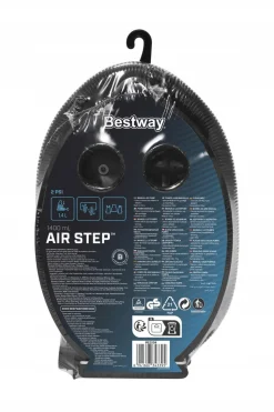BESTWAY pompka nożna do materaca pontonu turystyczna 3 końcówki 3l 62004