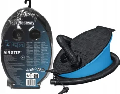 BESTWAY pompka nożna do materaca pontonu turystyczna 3 końcówki 3l 62004