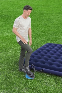 BESTWAY pompka nożna do materaca pontonu turystyczna 3 końcówki 3l 62004