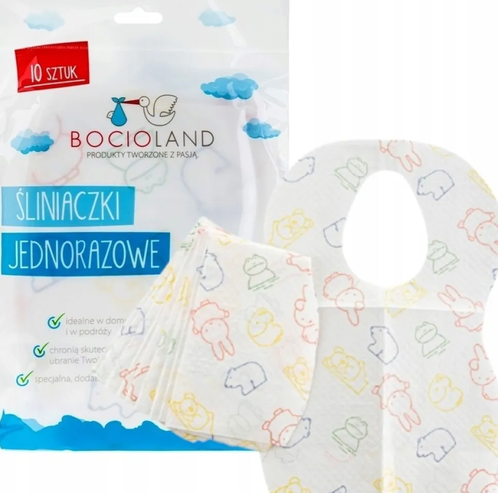 BOCIOLAND ŚLINIAKI ŚLINIACZKI JEDNORAZOWE 10SZT