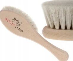 BOCIOLAND SZCZOTKA DREWNIANA KOZIE WŁOSIE NATURAL