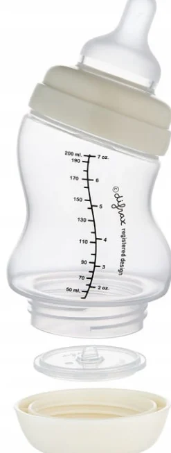 Canpol Babies butelka antykolkowa S-Shape SZEROKA PP 200ml