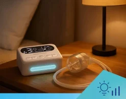 Canpol babies elektryczny aspirator do nosa melodie lampka nocna LCD mocny