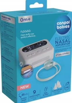 Canpol babies elektryczny aspirator do nosa melodie lampka nocna LCD mocny