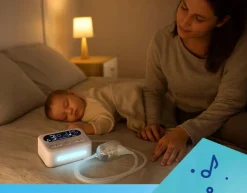 Canpol babies elektryczny aspirator do nosa melodie lampka nocna LCD mocny
