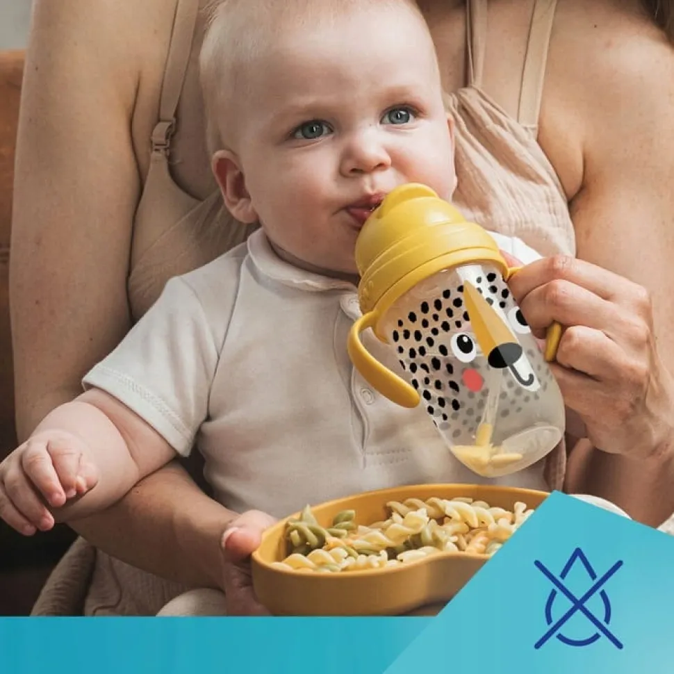 Canpol babies kubek niekapek z rurką i odważnikiem 240ml babiesboo 6m+