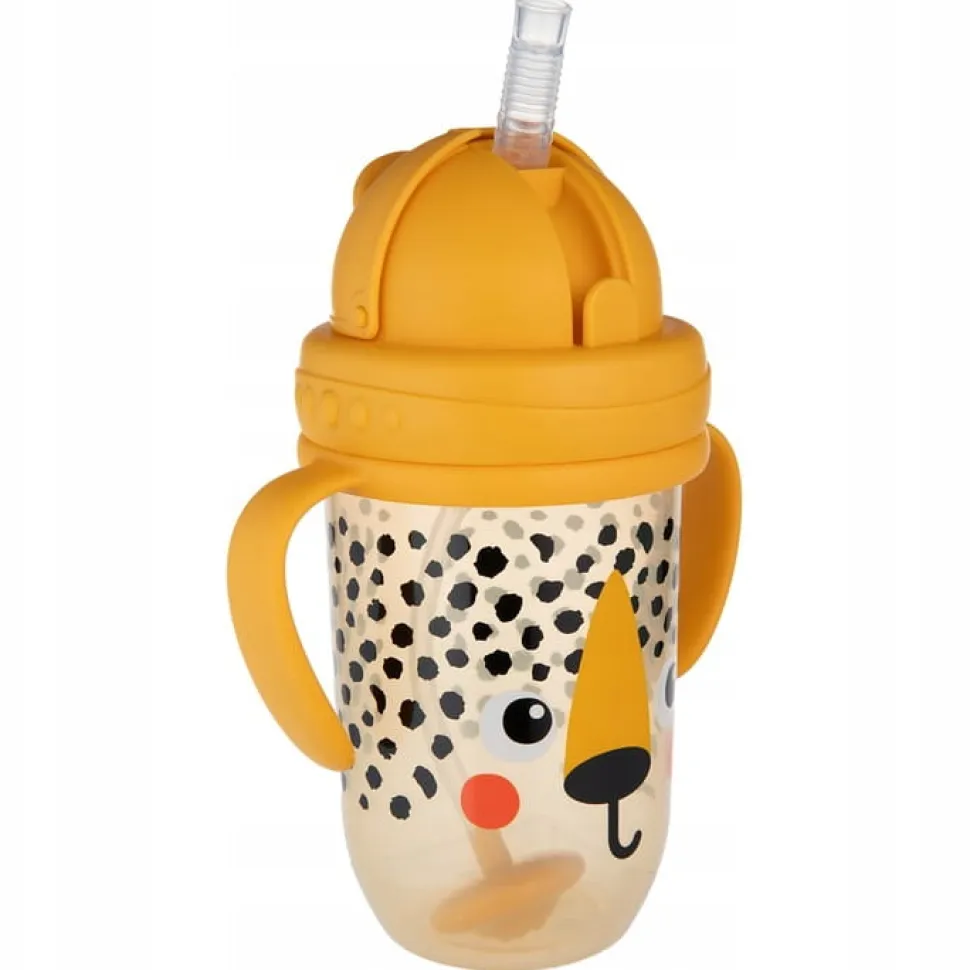 Canpol babies kubek niekapek z rurką i odważnikiem 240ml babiesboo 6m+