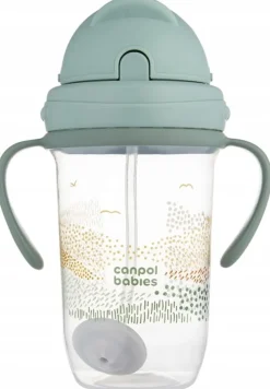 Canpol babies kubek niekapek z rurką i odważnikiem 270ml 6m+