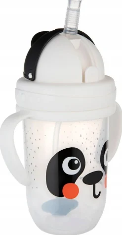 Canpol babies kubek niekapek z rurką i odważnikiem 240ml Babiesboo 6m+