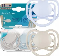 Canpol babies smoczek silikonowy dentalair 18m+ symetryczny 2szt