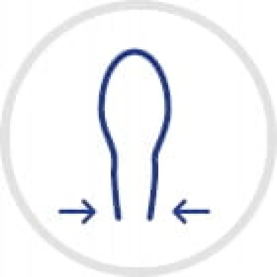 Canpol babies smoczek silikonowy dentalair 0-6m symetryczny 2szt
