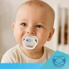 Canpol babies smoczki silikonowe uspokajające symetryczne zestaw 2szt 6-18m