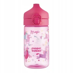 Canpol bidon kubek na wodę dla dzieci od 2,5 roku zycia 400ml różowy