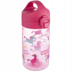 Canpol bidon kubek na wodę dla dzieci od 2,5 roku zycia 400ml różowy