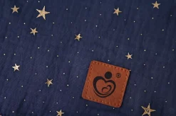 Chustka wiązana z daszkiem muślinowa chusteczka czapka na głowę Babymam