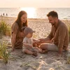 Chustka wiązana z daszkiem muślinowa chusteczka czapka na głowę Babymam