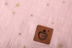 Chustka wiązana z daszkiem muślinowa chusteczka czapka na głowę Babymam