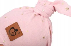 Chustka wiązana z daszkiem muślinowa chusteczka czapka na głowę Babymam