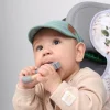 Chustka wiązana z daszkiem muślinowa chusteczka czapka na głowę Babymam