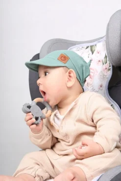 Chustka wiązana z daszkiem muślinowa chusteczka czapka na głowę Babymam