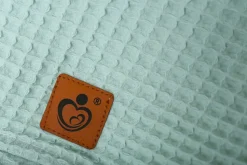 Chustka z daszkiem wafel chusteczka wiązana czapka na głowę Babymam