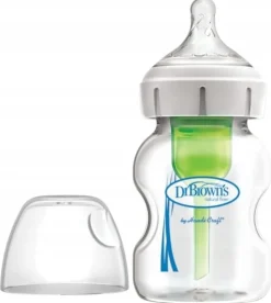 Dr Brown's butelka options+ antykolkowa 0m+ szklana szeroka 150ml