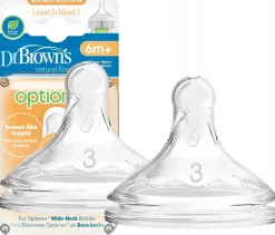 DR BROWN'S SMOCZEK DO BUTELKI OPTIONS+ 6m+ 2SZT