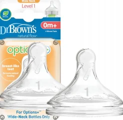 DR BROWN'S smoczek do butelki options+ 0m+ 2szt
