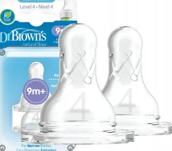 DR BROWN'S SMOCZEK DO BUTELKI WĄSKI 9M+ 2SZT