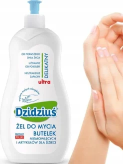 Dzidziuś żel płyn do mycia butelek i smoczków 500ml