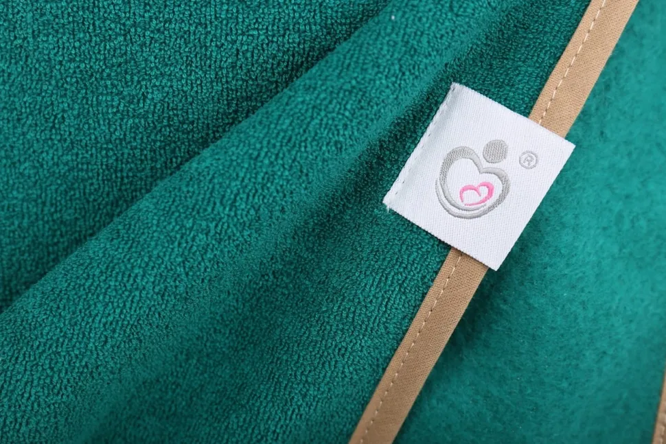 Gruby ręcznik do włosów turban na rzep termofrotte chłonny miękki Babymam