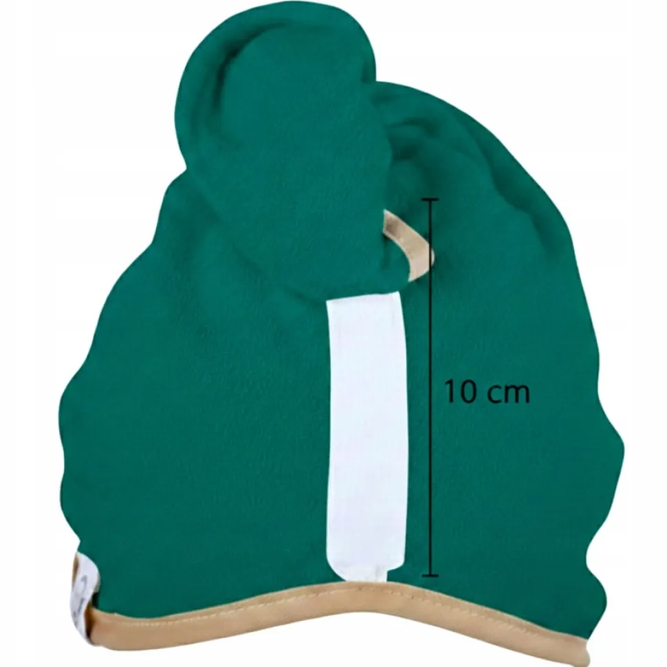 Gruby ręcznik do włosów turban na rzep termofrotte chłonny miękki Babymam