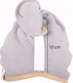 Gruby ręcznik do włosów turban na rzep termofrotte chłonny miękki Babymam