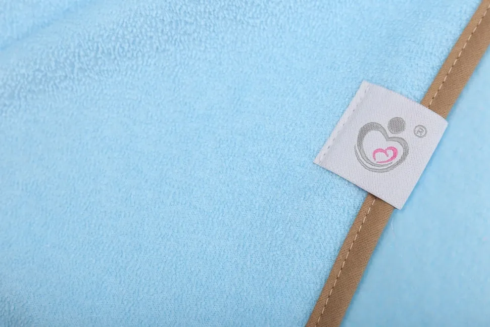 Gruby ręcznik do włosów turban na rzep termofrotte chłonny miękki Babymam