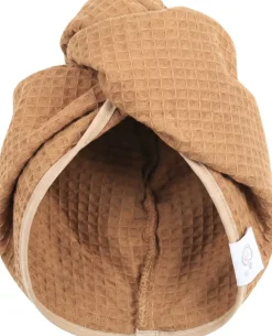 Gruby ręcznik do włosów turban na rzep wafelek chłonny miękki Babymam SPA sauna