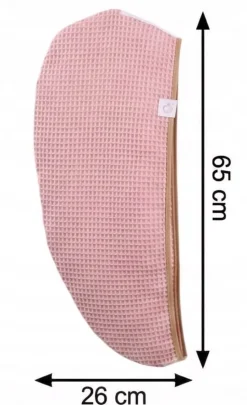 Gruby ręcznik do włosów turban na rzep wafelek chłonny miękki Babymam SPA sauna