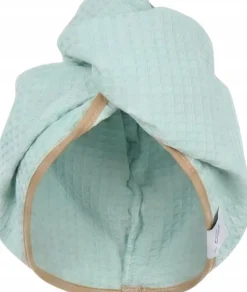 Gruby ręcznik do włosów turban na rzep wafelek chłonny miękki Babymam SPA sauna