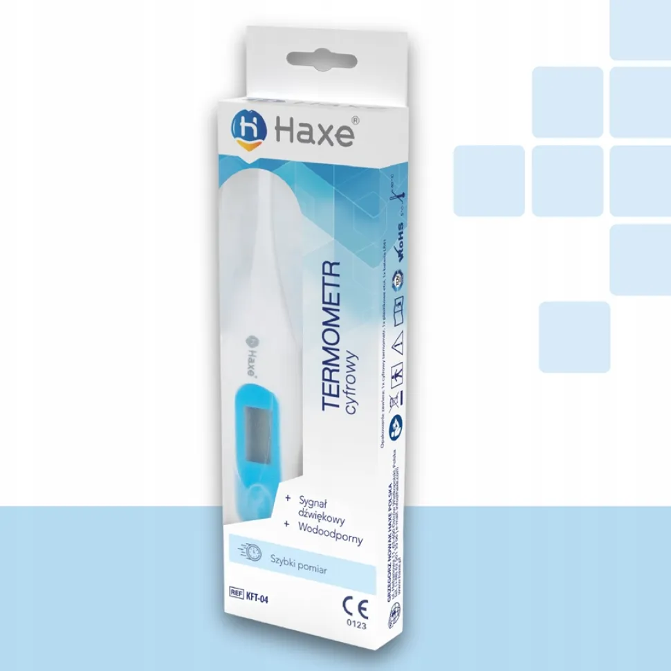 Haxe KFT-04 termometr elektroniczny medyczny szybki precyzyjny