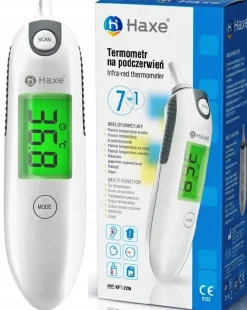 HAXE TERMOMETR BEZDOTYKOWY DO CZOŁA UCHA 7w1