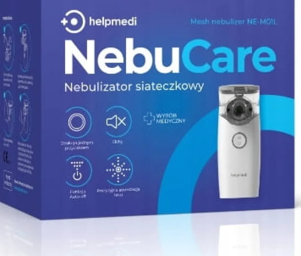 Helpmedi nebulizator siateczkowy inhalator nebucare