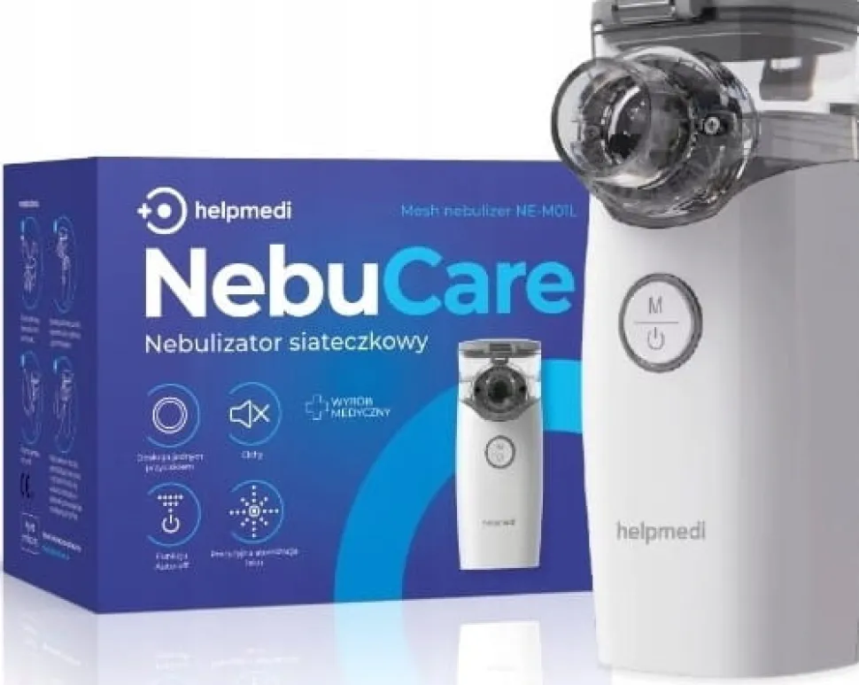 Helpmedi nebulizator siateczkowy inhalator nebucare