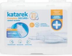 Katarek complete secure + aspirator do nosa  + sól