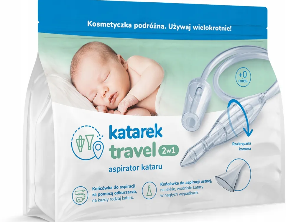 KATAREK TRAVEL ASPIRATOR USTNY I DO ODKURZACZA 2w1