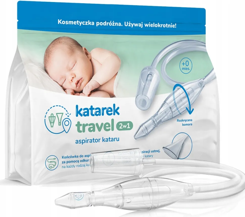 KATAREK TRAVEL ASPIRATOR USTNY I DO ODKURZACZA 2w1