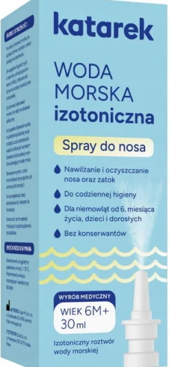 Katarek woda morska izotoniczna w sprayu 30ml na katar oczyszcza nawilża