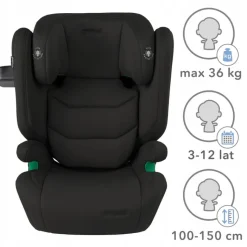 Kidwell fotelik samochodowy tendo 100-150 cm isofix i-size