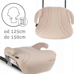 Kidwell fotelik samochodowy podstawka i-size isofix 15-36kg bono 120-150cm
