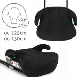 Kidwell fotelik samochodowy podstawka i-size isofix 15-36kg bono 120-150cm