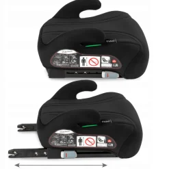 Kidwell fotelik samochodowy podstawka i-size isofix 15-36kg bono 120-150cm